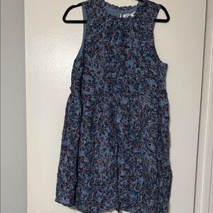 Lucky Brand Blue Floral Mini Dress
